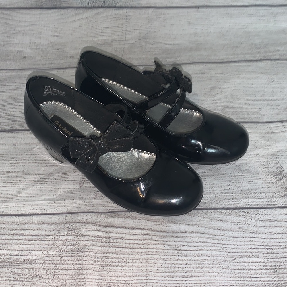 Rachel Shoes black wedge dress shoes size 13